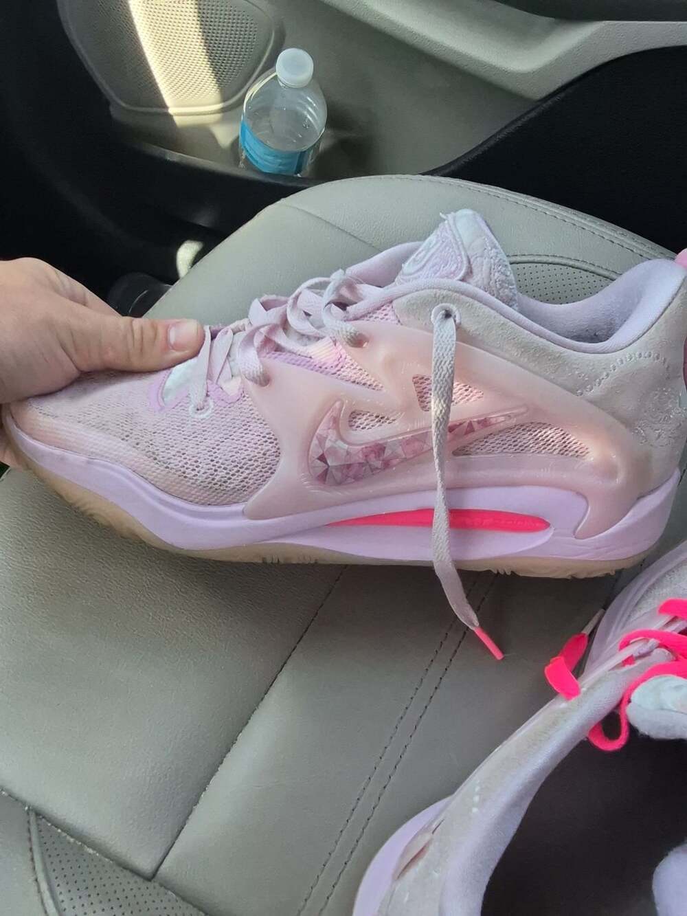 Nike KD 15 Aunt Pearl NRG Low Top Pink Basketball Sneakers DQ3851-600